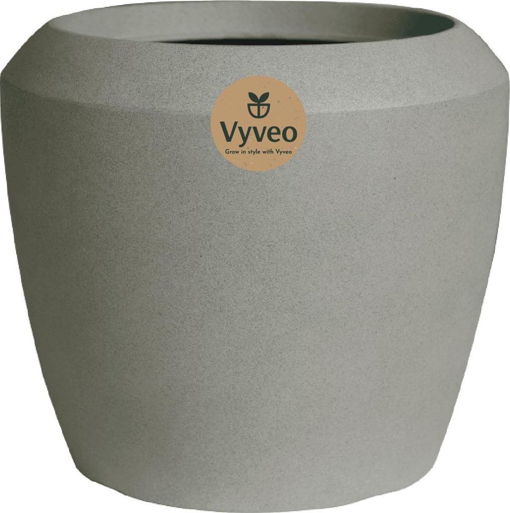 Vyveo - Blumentopf Liora - Grau - 34x31