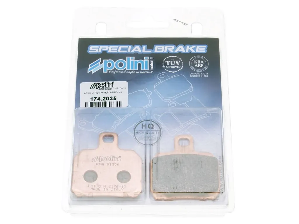 Kit freinage Polini Sinter pour Aprilia RS 50 et Speedfight 3 Sport