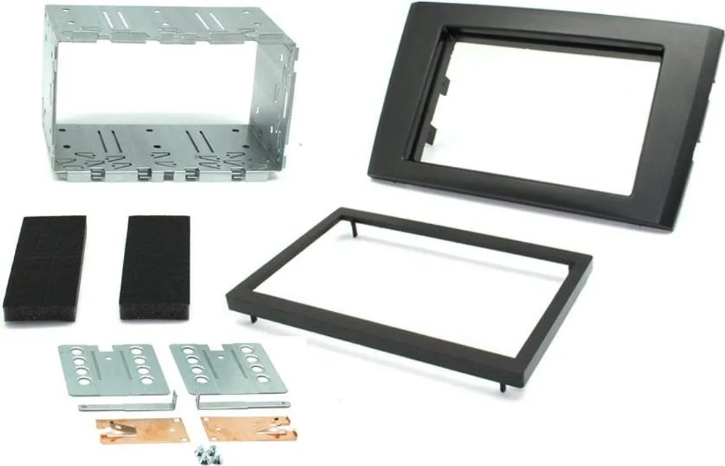 Cadre Autoradio 2 DIN Robuste avec Cage de Fixation pour Volvo XC90