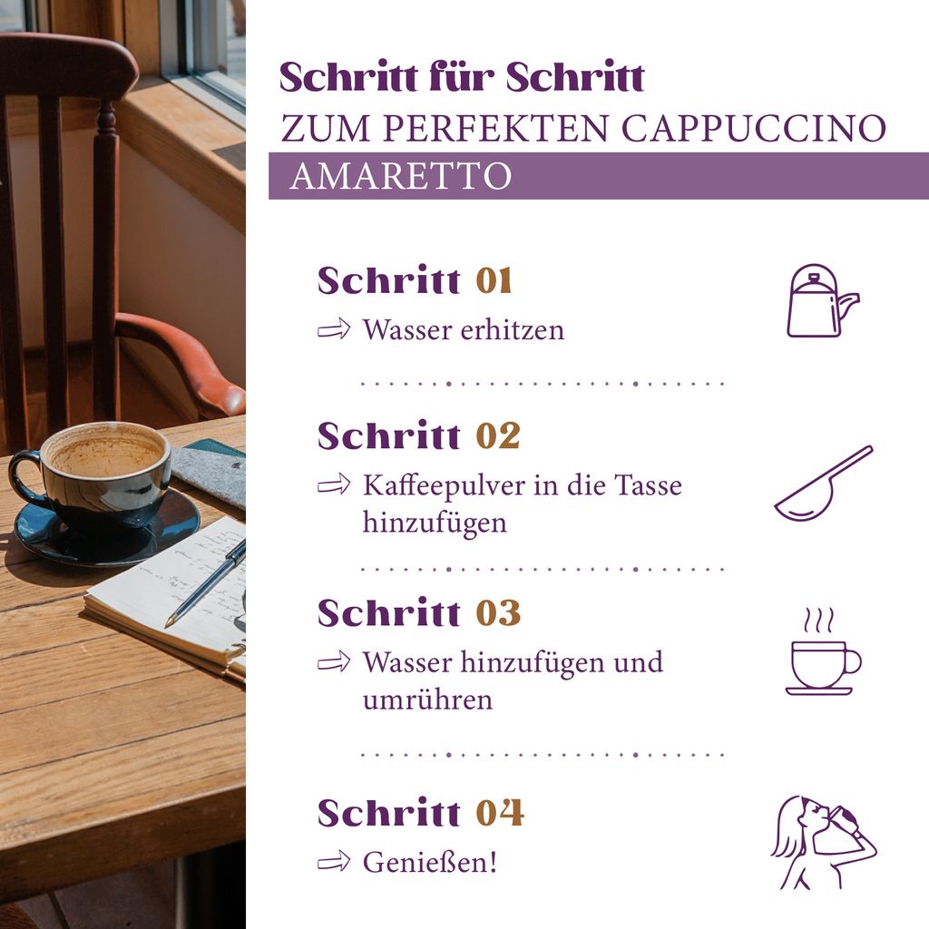 Hearts Cappuccino Amaretto 1 kg Produktbild 5