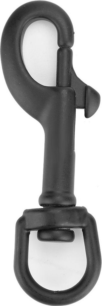 Edelstahl Tauchhaken, 316 Stahl, Karabiner für Tauchzubehör, (75 mm, schwarz)