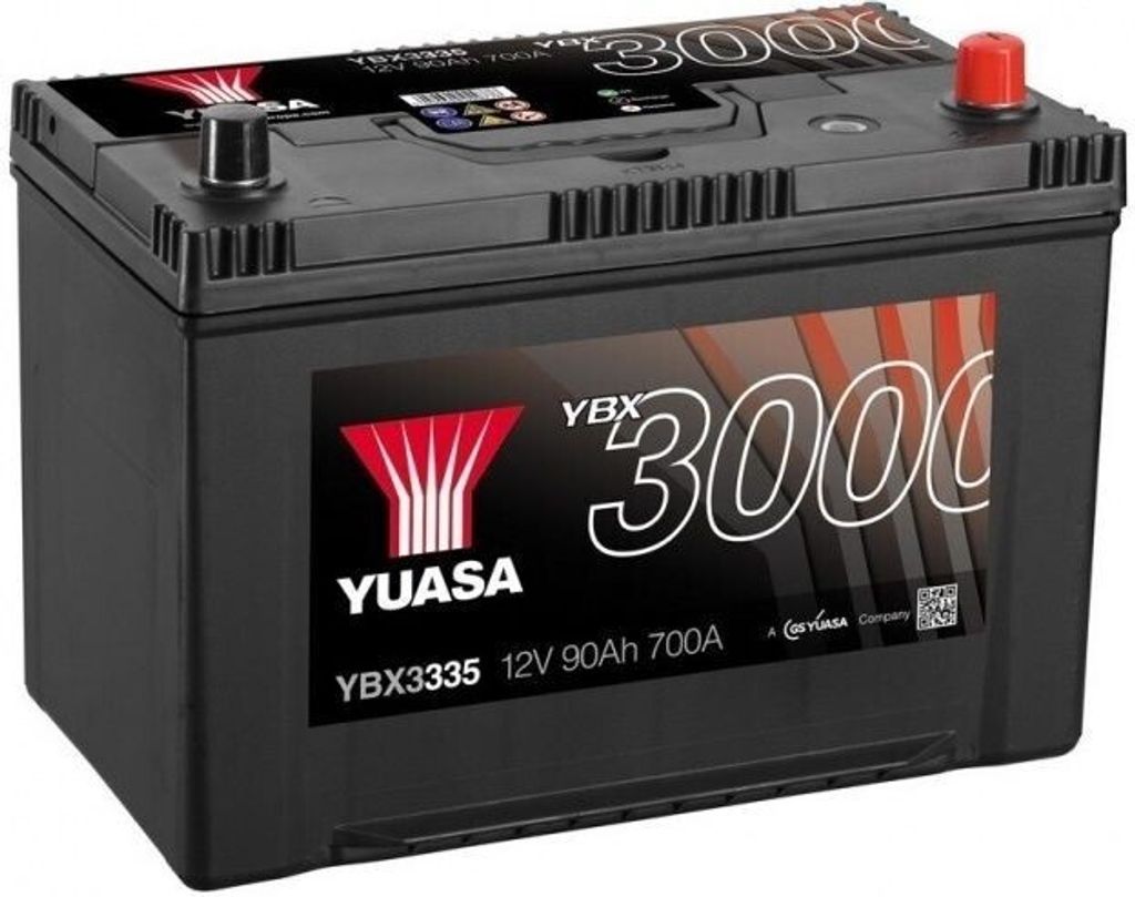 YUASA YBX3335 SMF Starterbatterie 12V 95Ah 720A(EN)