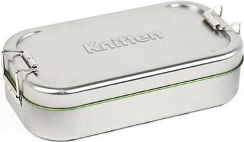 Nostalgische Metall Brotdose 18x9,5x4,5 cm mit Produktbild 