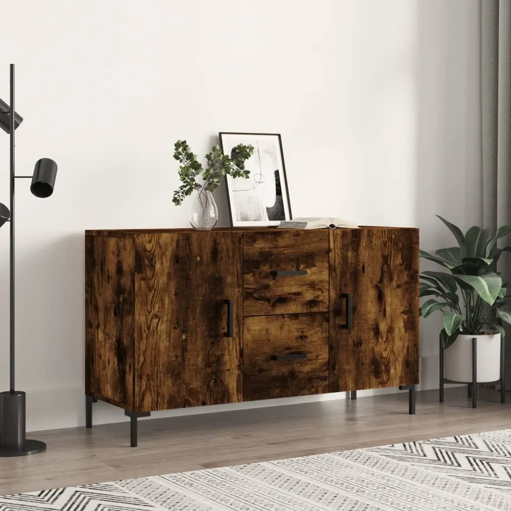 Credenza Rovere Fumé 100x36x60 cm | Mobile Buffet Moderno in Legno