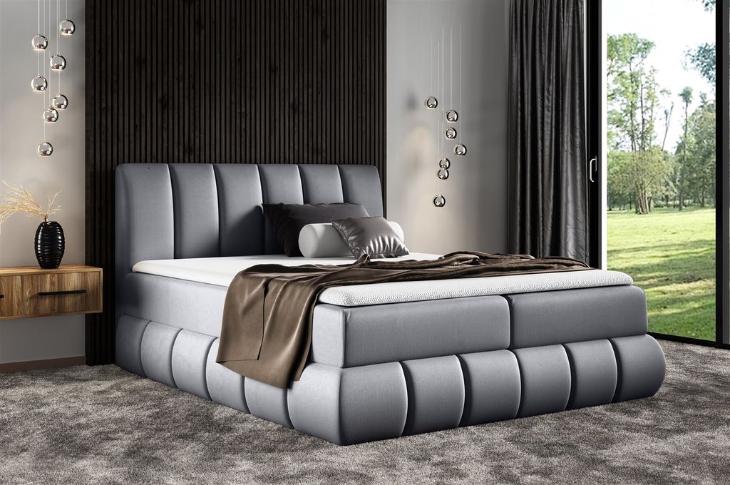 Boxspringbett Schlafzimmerbett Bett YANIS 140x200cm in div. Farbvarianten