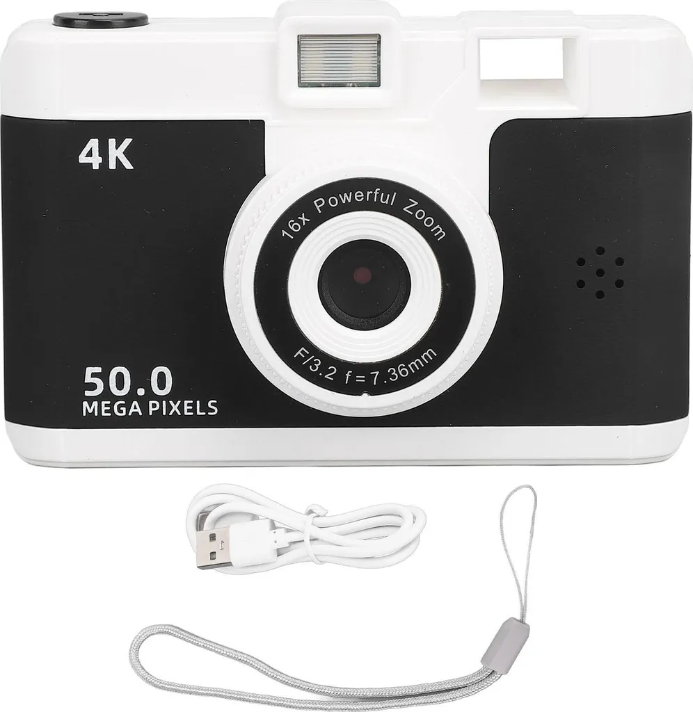 Appareil Compact Numérique HD pour Débutant avec Selfie et Vidéo 1080P - 3