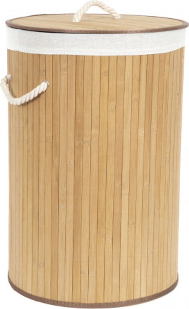 wäschekorb Bambus 40 x 60 cm braun