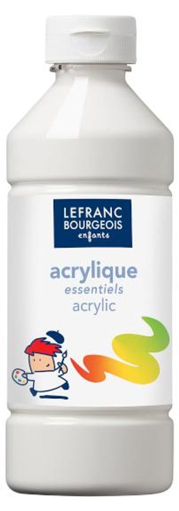 Acrylfarbe Liquid-Acrylic von ColArt Weiß 500 ml Produktbild 