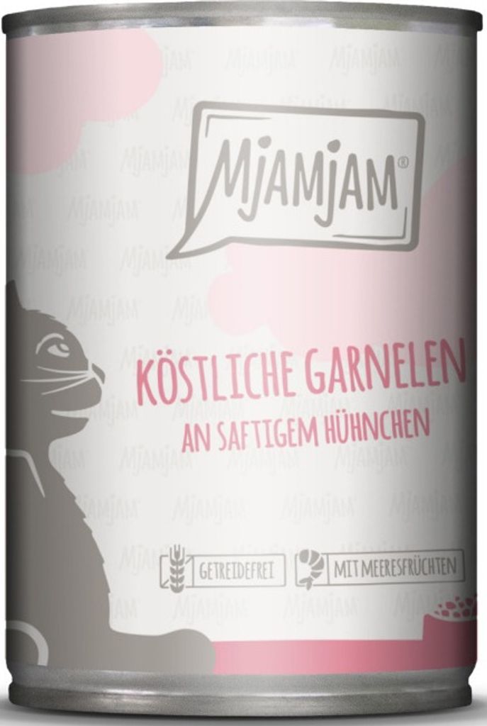 Mjamjam 400gx6 köstliche Garnelen & Hühnchen Produktbild 