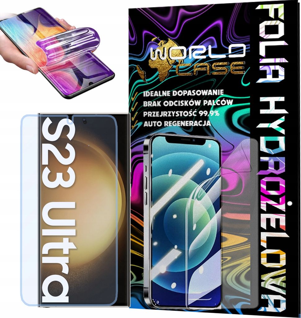 Schutzfolie Aus Hydrogel Für Samsung S23 Ultra Bildschirm Stark