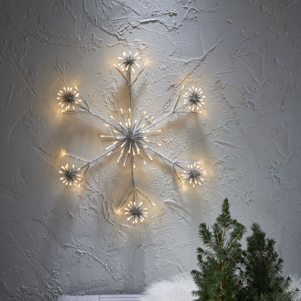 LED-Silhouette 'Flower Snowflake', Schneeflocke Produktbild 