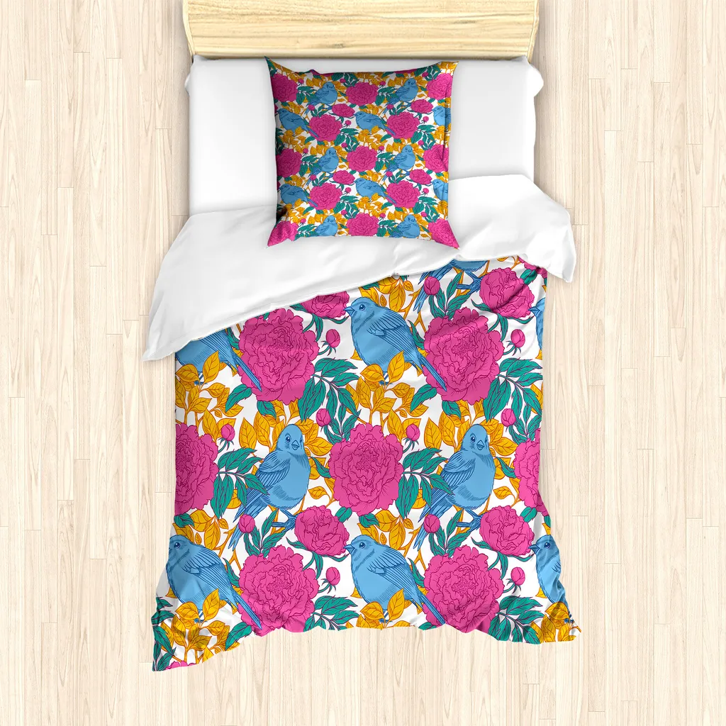 Copripiumino Letto Singolo 135x200 ABAKUHAUS - Facile Stiratura