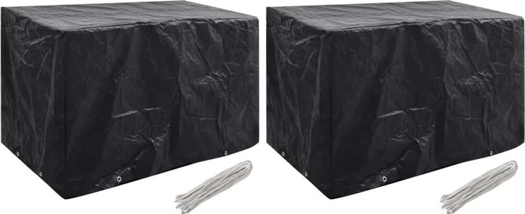 Maison Exclusive Gartenmöbel-Abdeckungen 2 Stk. 8 Ösen 140x70x90 cm