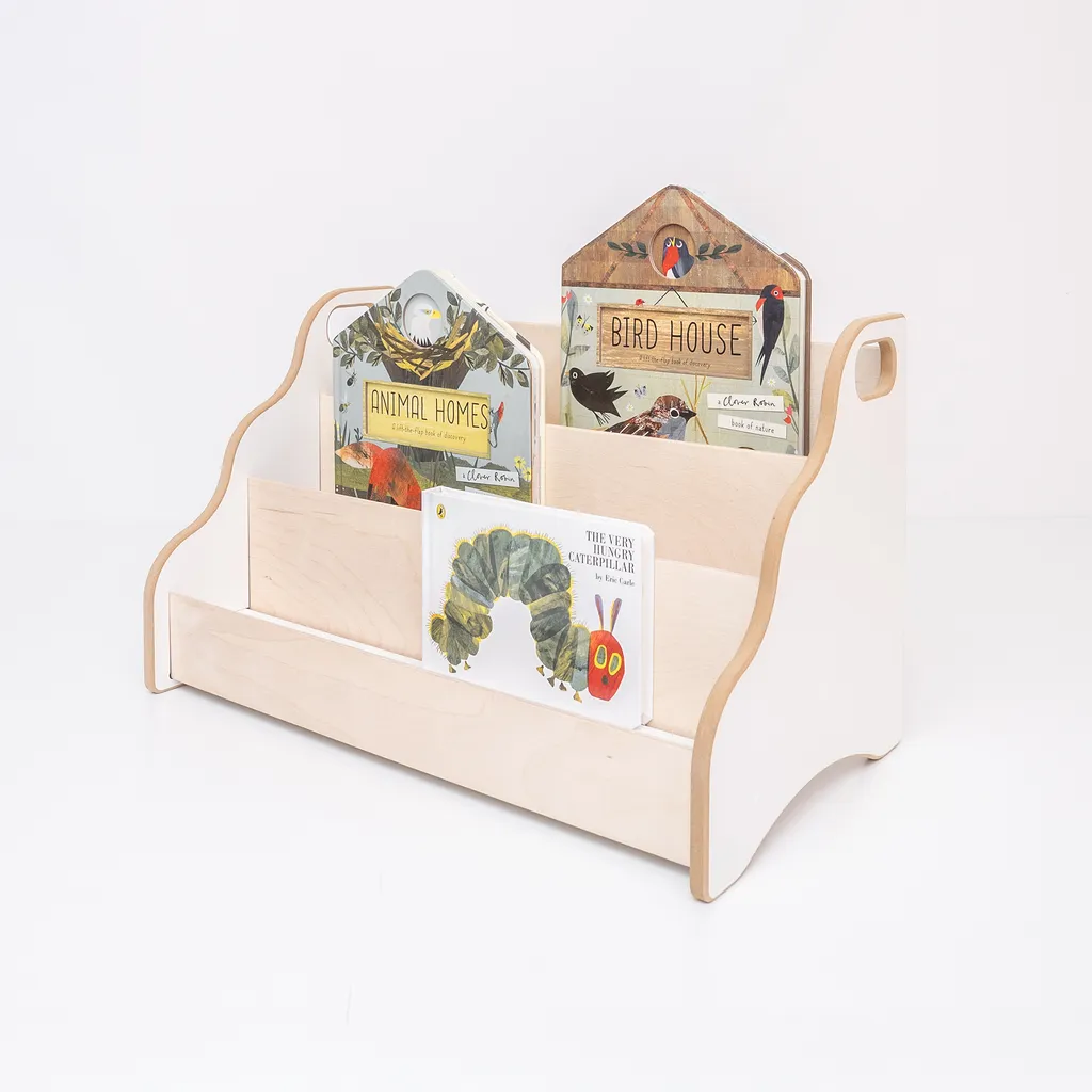 MAMOI® Bibliothèque pour enfants en bois - Étagère murale montessori