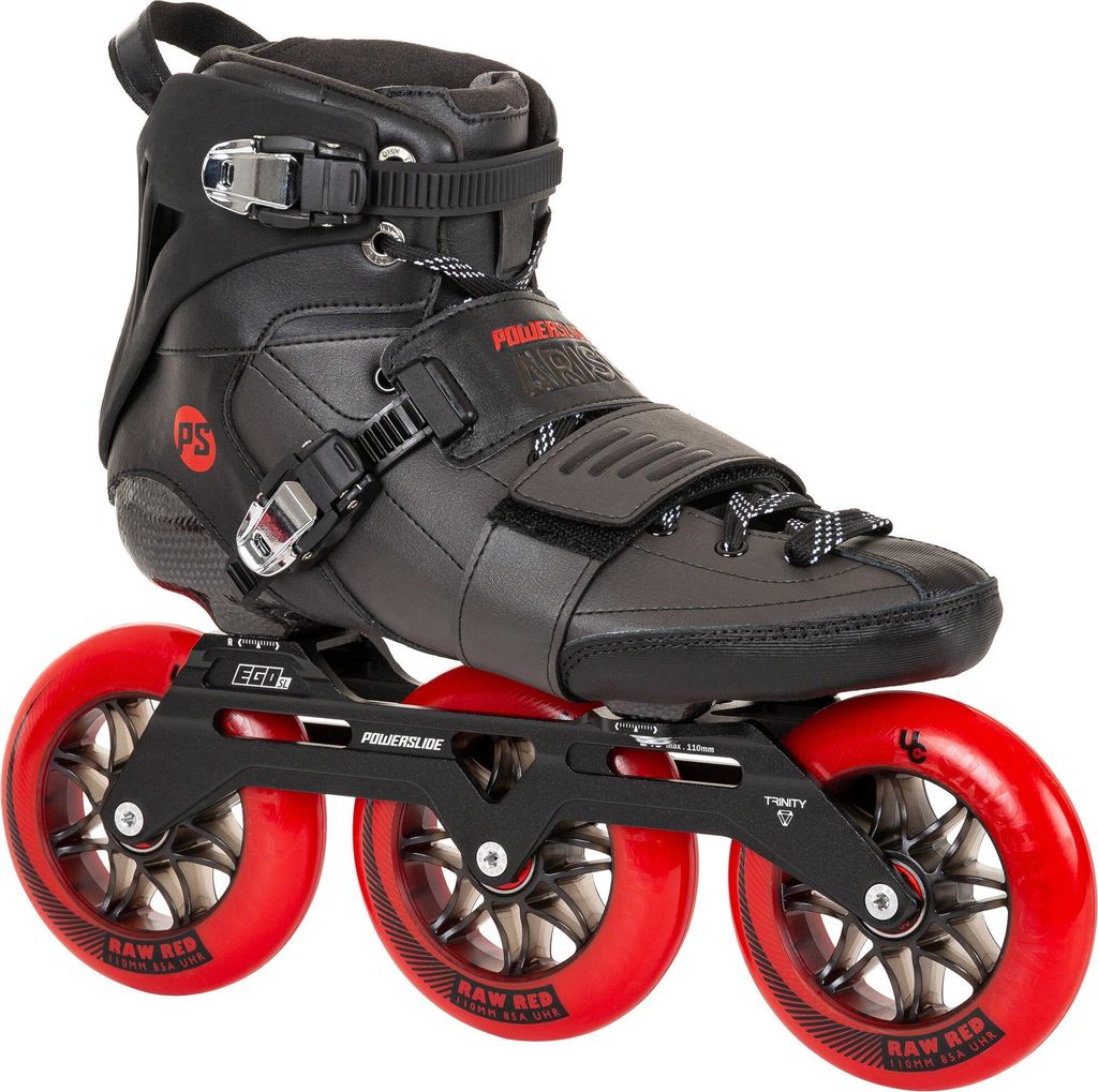 Powerslide Inline Skate Arise SL Black, für Urban und Fitness, für Damen und Herren