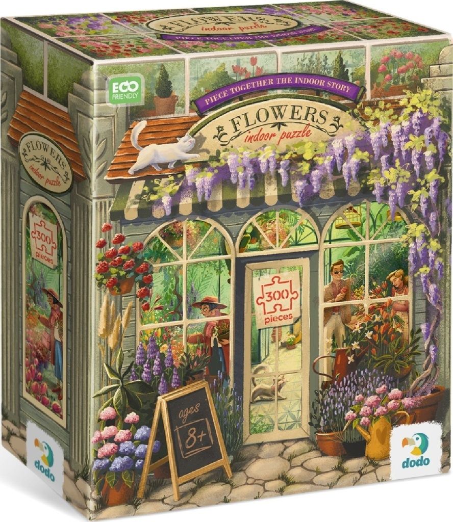 DODO Puzzle Obchody: Kvetinárstvo 300 dielikov Obrázok produktu 