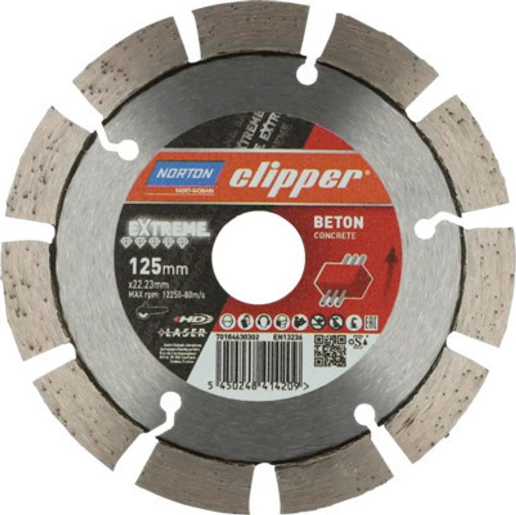 Diamanttrennscheibe Norton Clipper Extreme Beton Ø Produktbild 