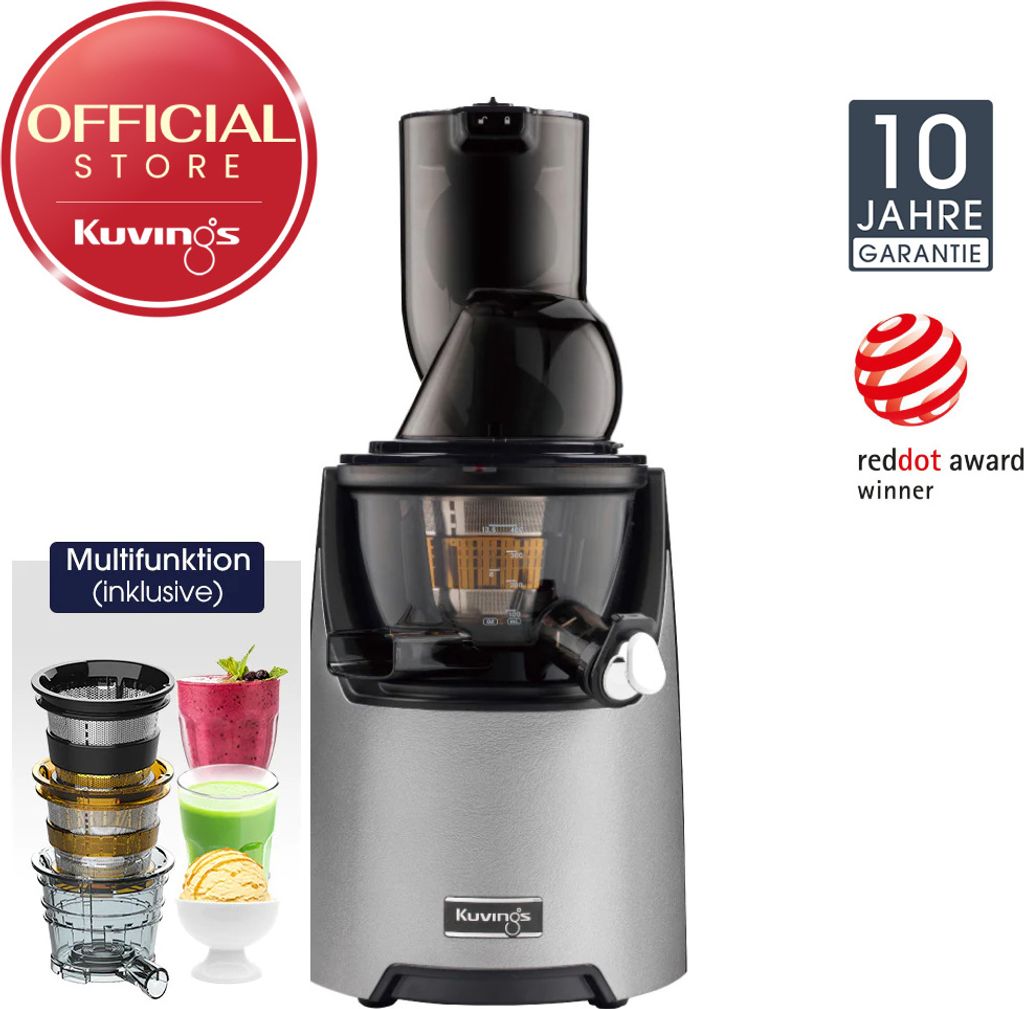 Entsafter Whole Slow Juicer EVO820 Signature (NS-1256CEC) Farbe: Matt silber