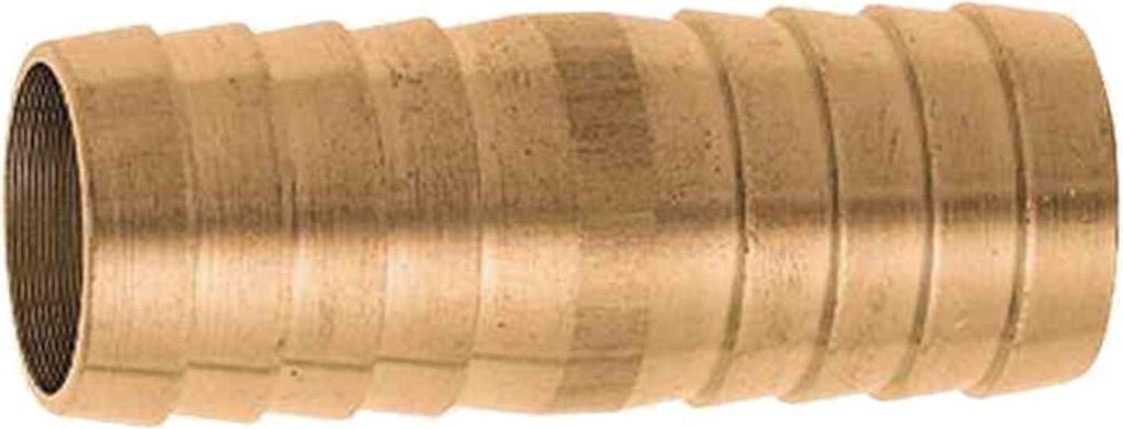 PUTEUS Schlauch-Reparaturröhrchen - Messing massiv 3/4 Zoll - 19 mm aussen / Schlauchverbinder