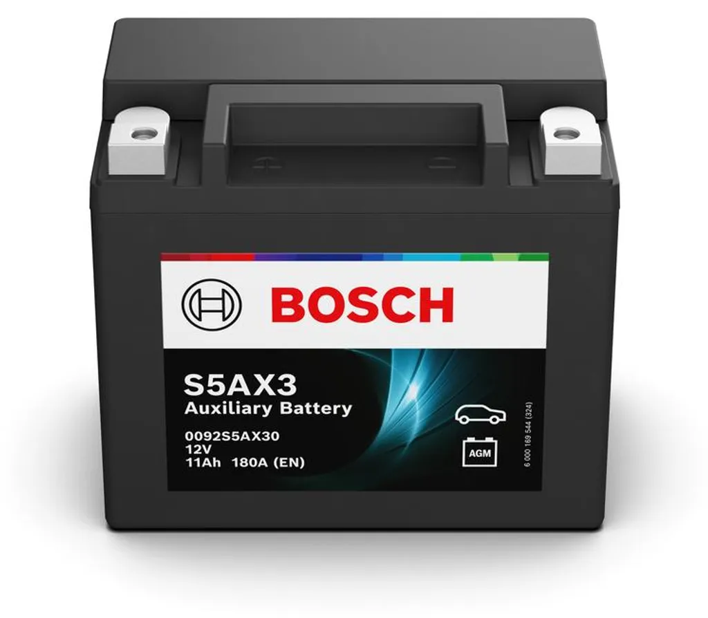 Batterie Bosch S5AX3 12V 11Ah 180A : Démarrage garanti par tout temps