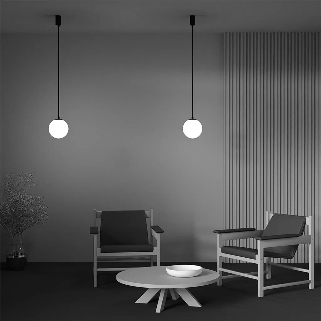 Lampada LED a Sospensione: Trasforma il tuo Living con il Nero Opaco - 4