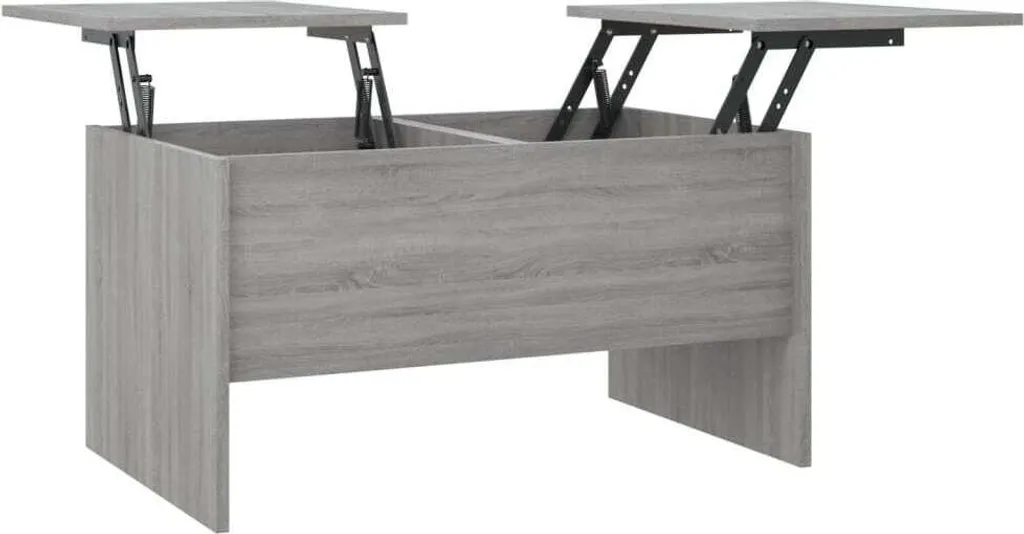 Tavolino da Caffè Grigio Sonoma 80x50 cm - Stile Minimalista e Funzionale