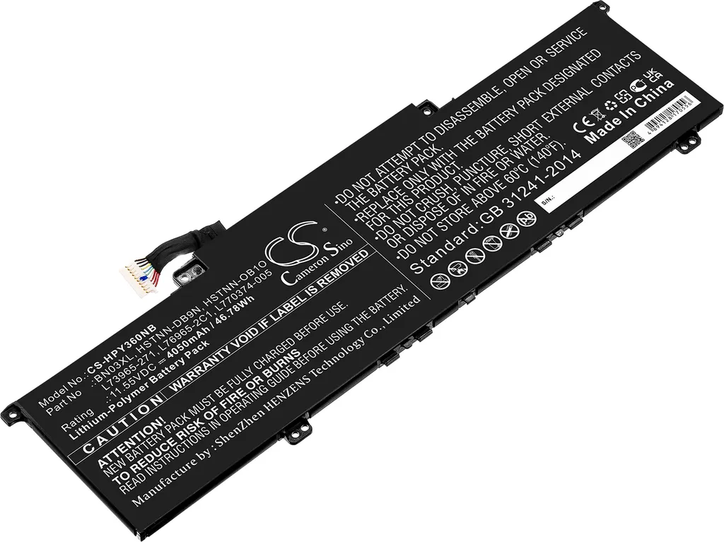 Batteria TECHTEK per HP Envy 13-ba 15-ed x360 | BN03XL Compatibile 51Wh