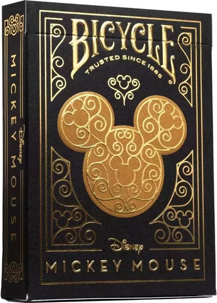 Bicycle® Deck of Cards - Disney Mickey Mouse Black and Gold Obrázek produktu 