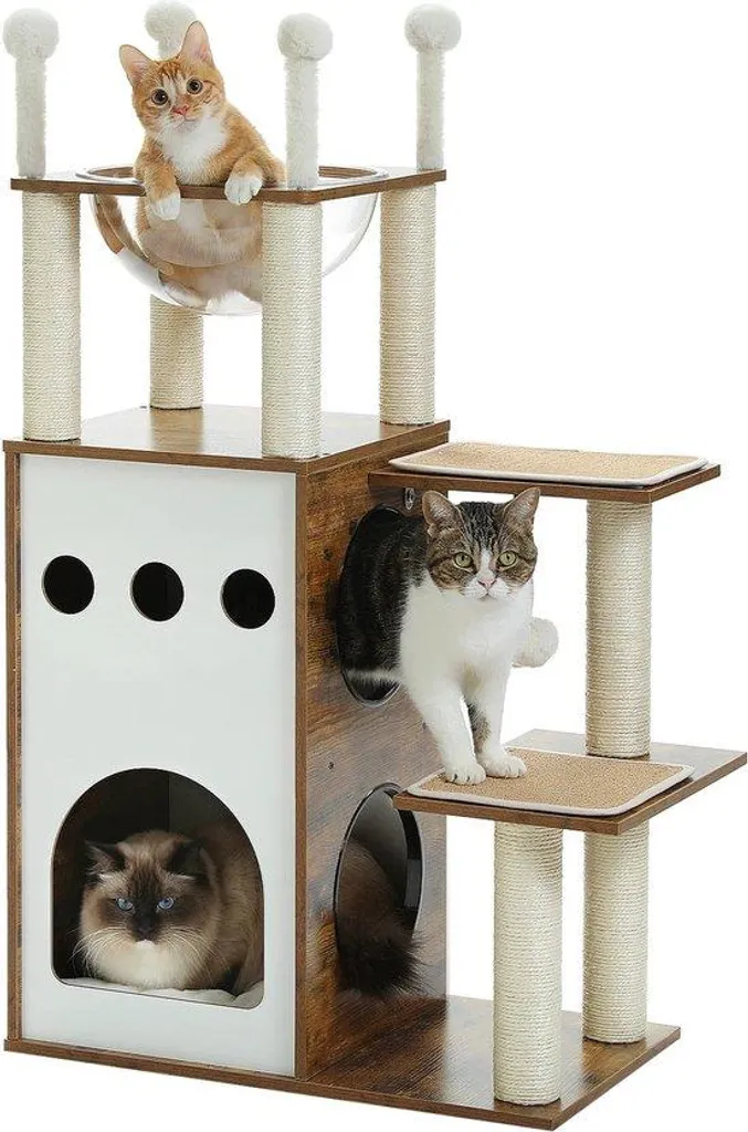 Arbre à chat stable pour appartement - Aire de jeu grands chats XL