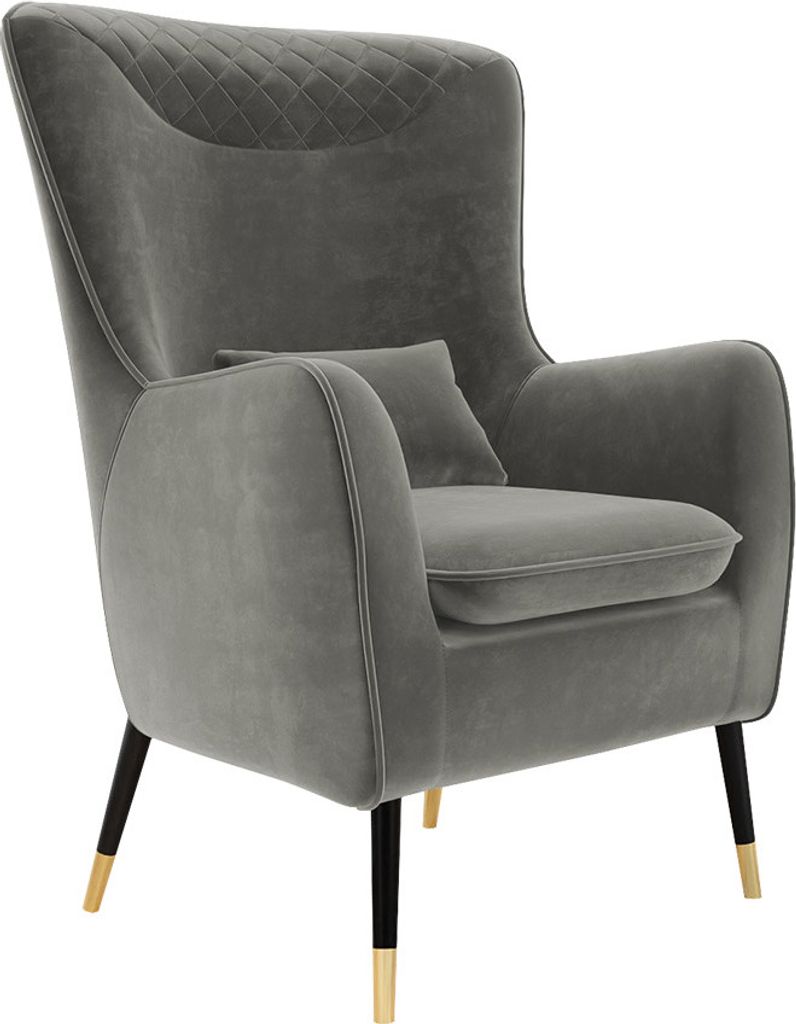 MIRJAN24 Sessel Lofner, Relaxsessel, Elegant Armsessel, Fernsehsessel, Sitzmöbel (Farbe: Magic Velvet 2217)