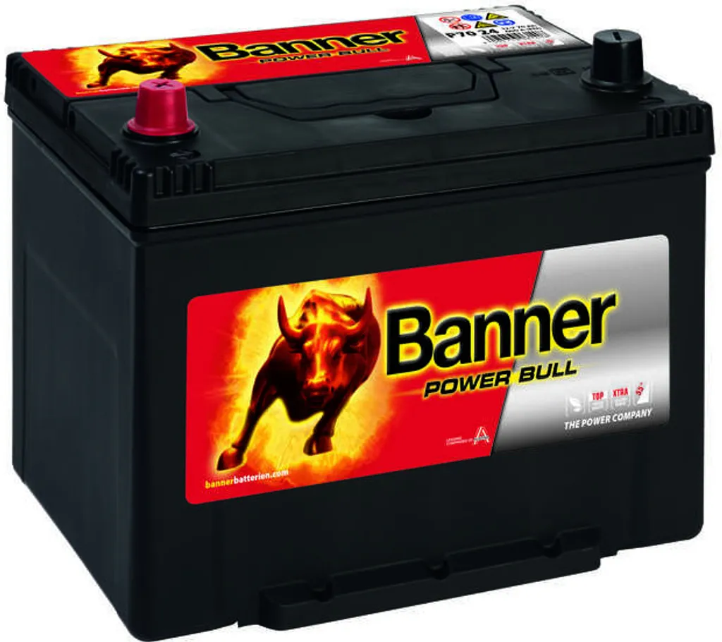 Batterie Banner Power Bull P70 24 70Ah 12V - Protection Double Top