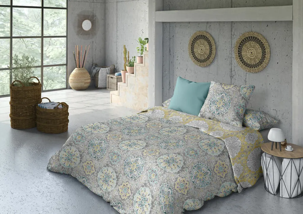 Housse de couette douce Pierre Cardin VOLTA bleu 150x230 anti-bouloche