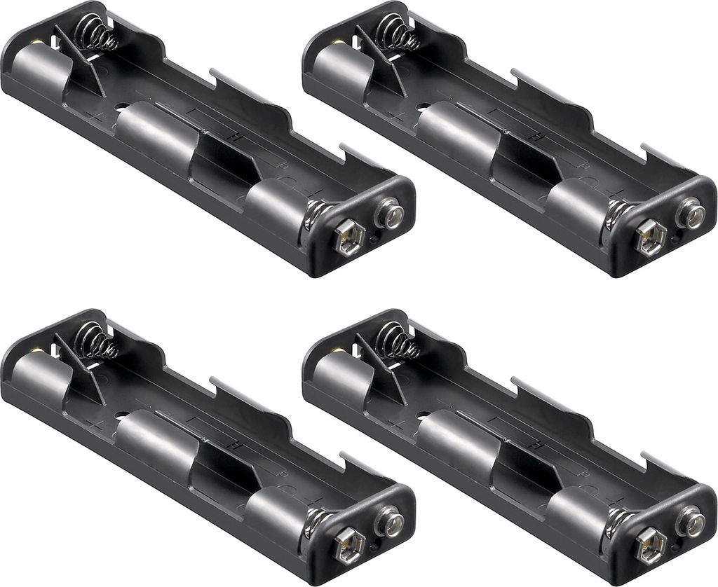 4x Batteriehalter Akkuhalter für 4x AA Mignon Zellen Batteriegehäuse FR6 HR6 LR6