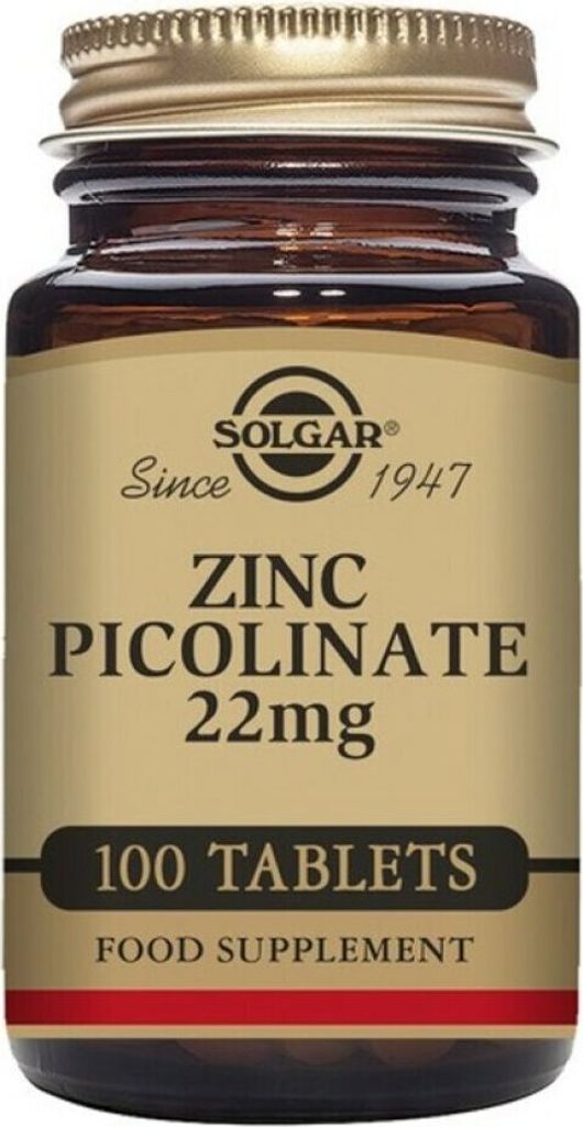 Solgar Zinkpicolinat 22mg 100 Tabletten Produktbild 