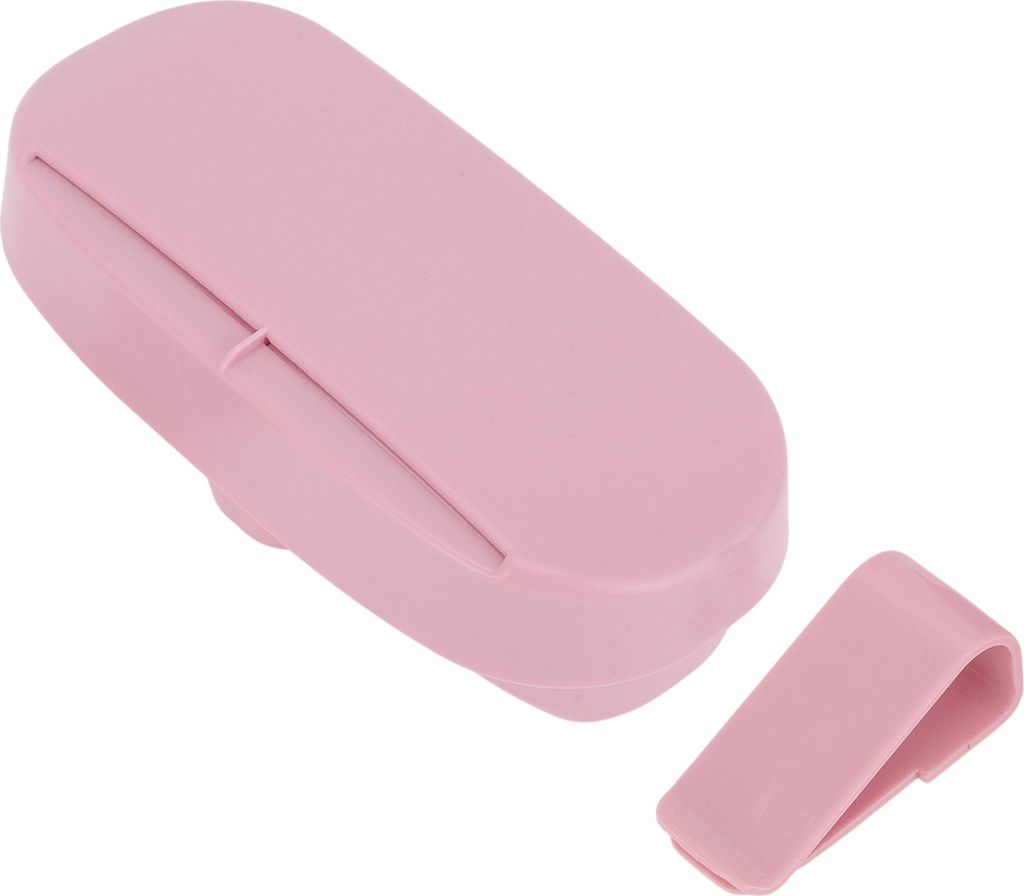 Auto-Sonnenbrillenetui Magnetische Universelle Auto-Sonnenblende Brillenhalter Aufbewahrungsbox Kunststoff Pink 16,5x7,5cm 1 Stück