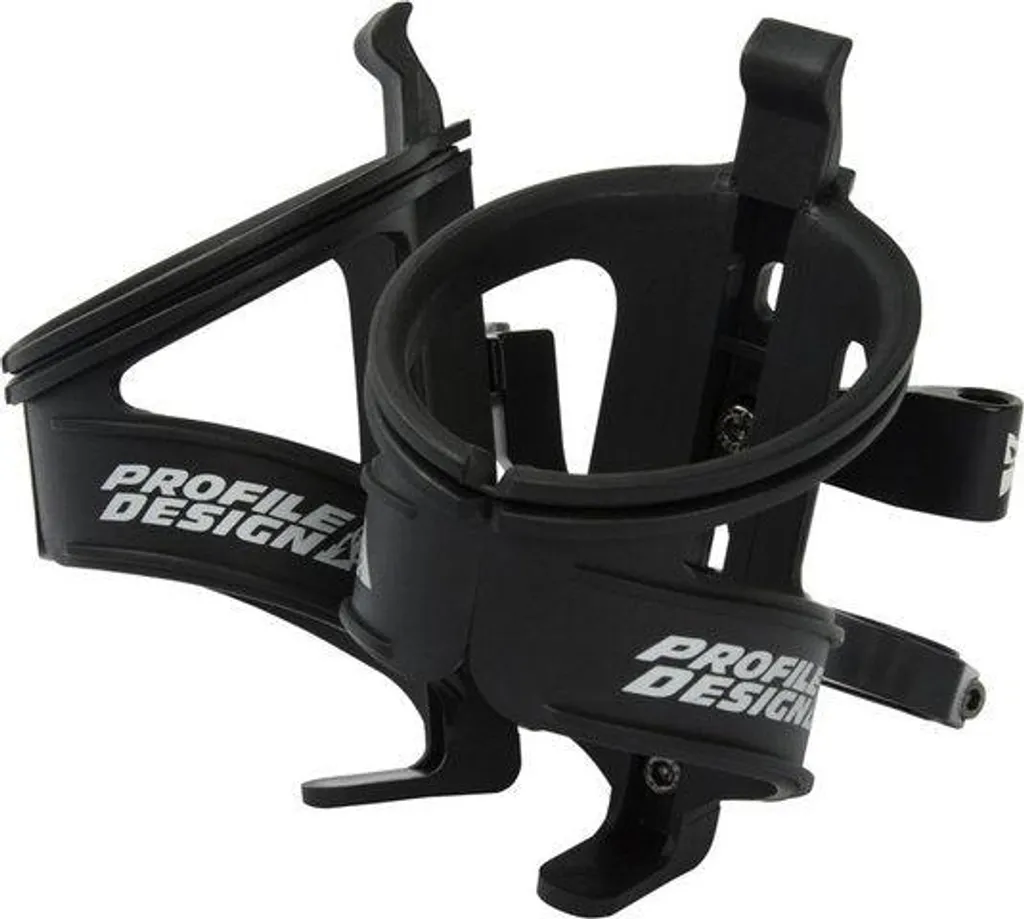 Porte-bidon Double de Selle Profile Design Aqua Rack II Noir pour Vélo