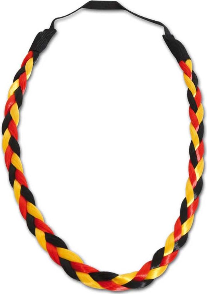 Deutschland Fan Haarband Schwarz Rot Gold Fan Kostüm EM WM Produktbild 