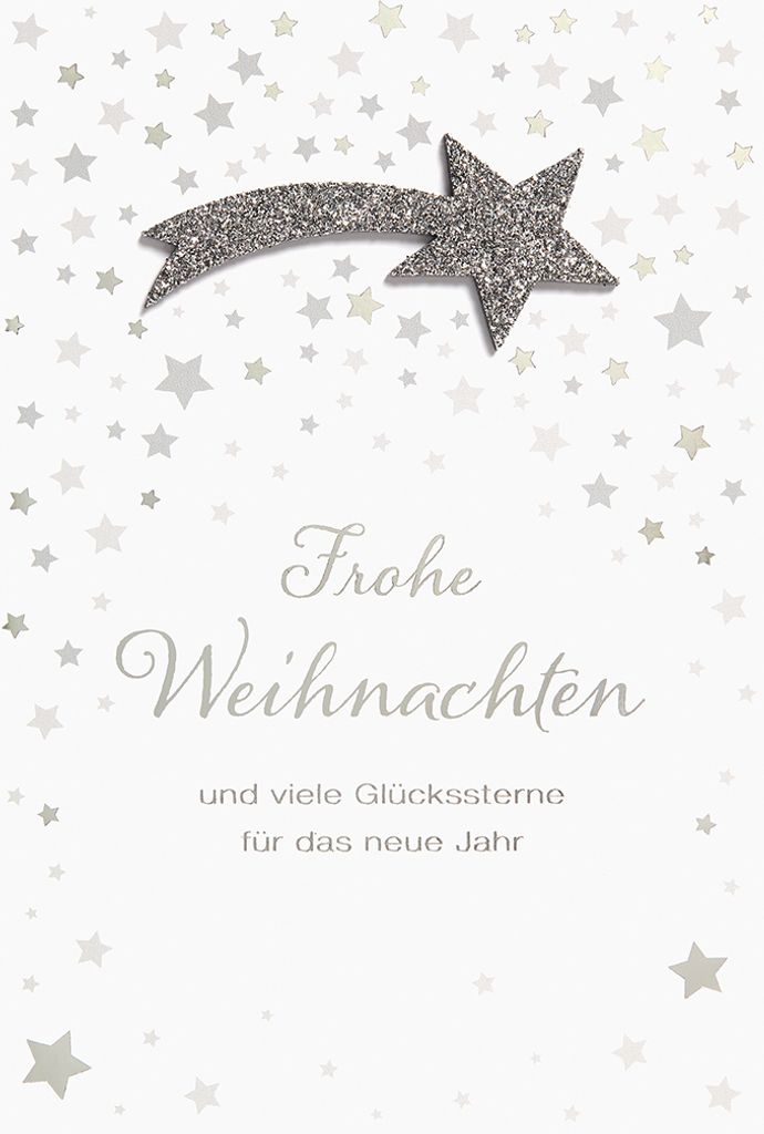 Weihnachten - Collage - Glückwunschkarte im Format 11,5 x 17 cm mit