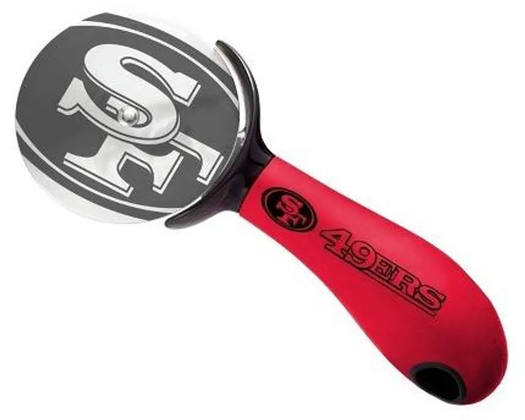 Roulette à pizza San Francisco 49ers, ustensile de cuisine NFL robuste