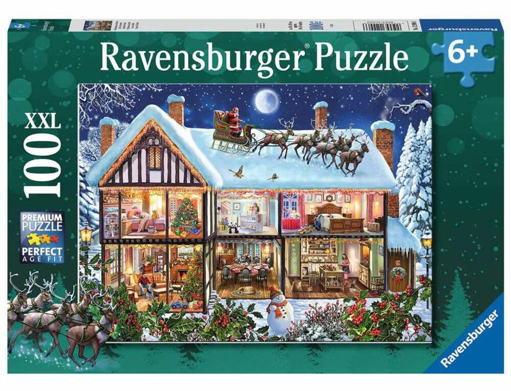 Ravensburger 12996, 100 kusů, Vánoce, 6 rok/roky Obrázek produktu 