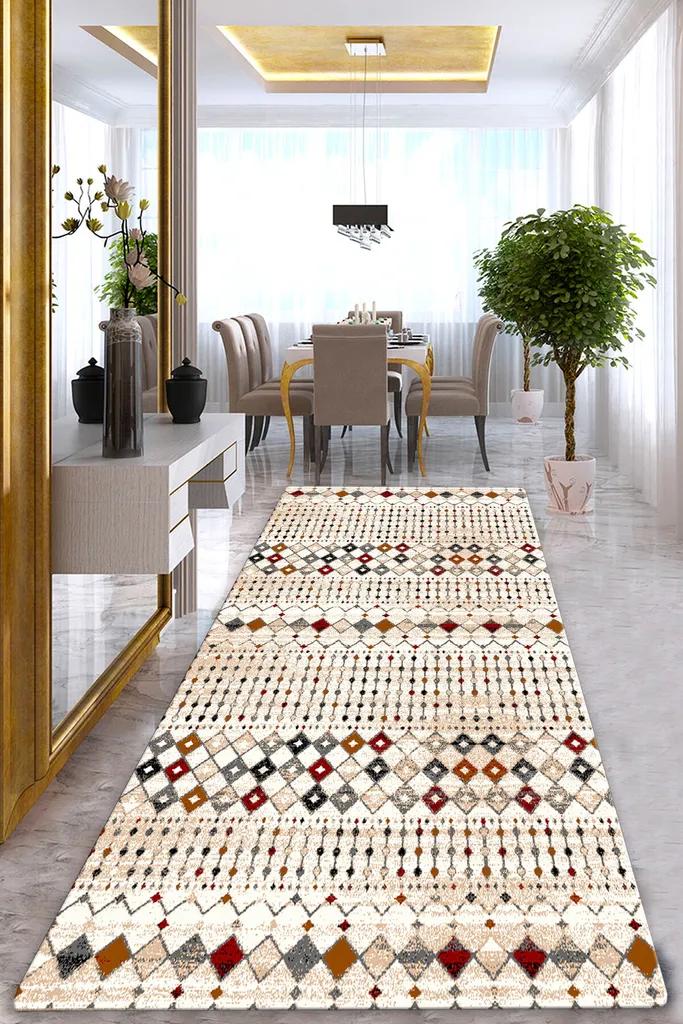 Tapis de couloir 80 x 300 cm Conceptum Hypnose pour entrée et cuisine