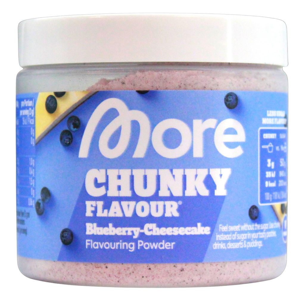 More Chunky Flavour Blueberry-Cheesecake Flavouring Powder, Produktbild 