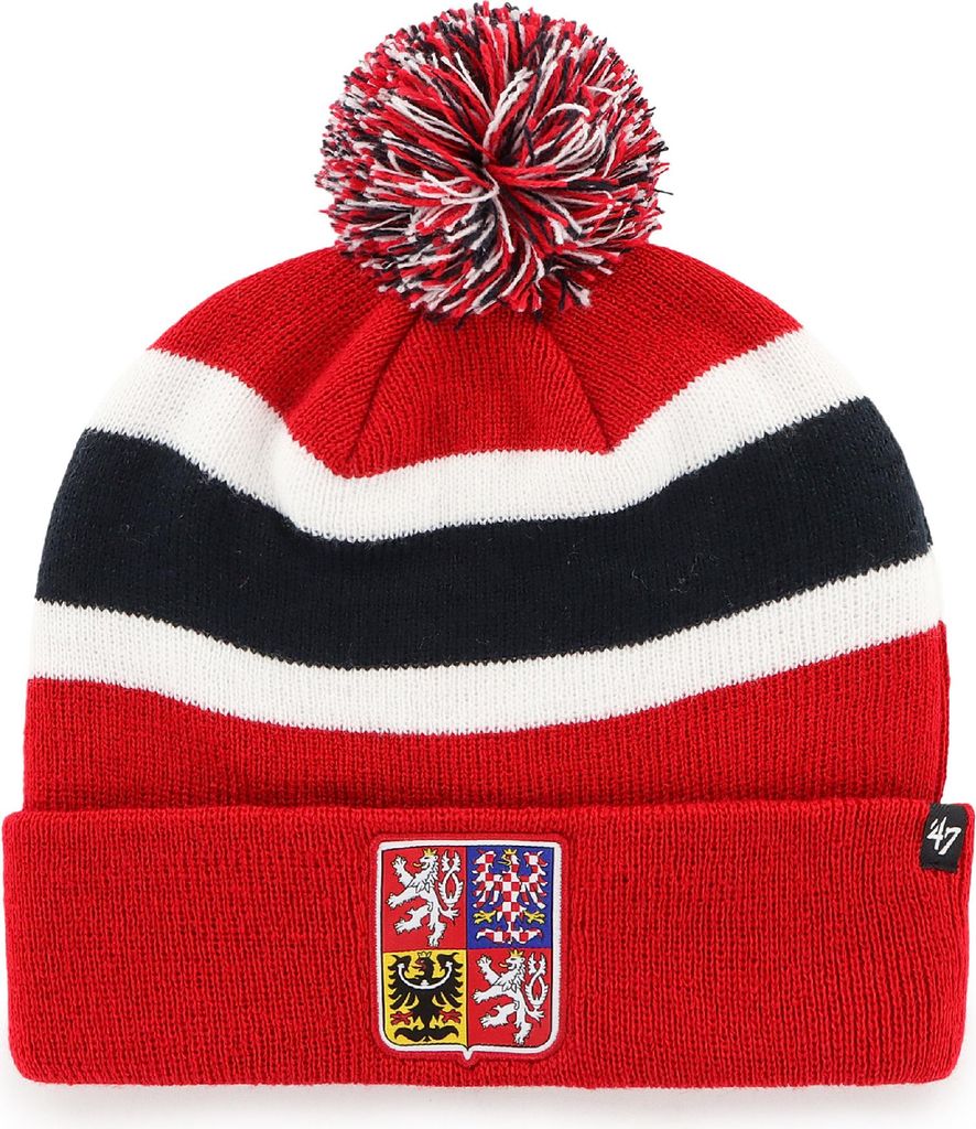 Herren-Wintermütze Tschechische Republik Breakaway '47 Cuff Strick Rot