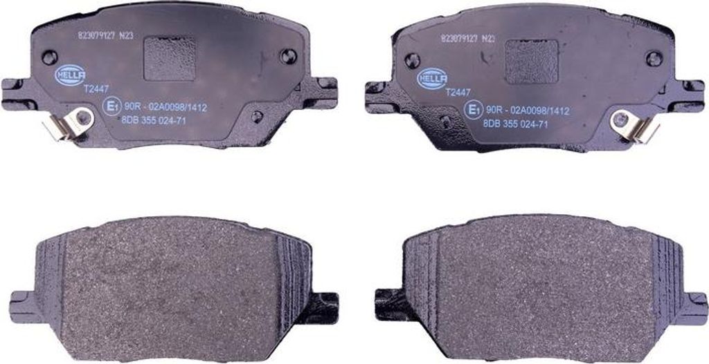 Bremsbelagsatz mit Verschleißwarnung 20,1 mm HELLA für u.a. JEEP RENEGADE