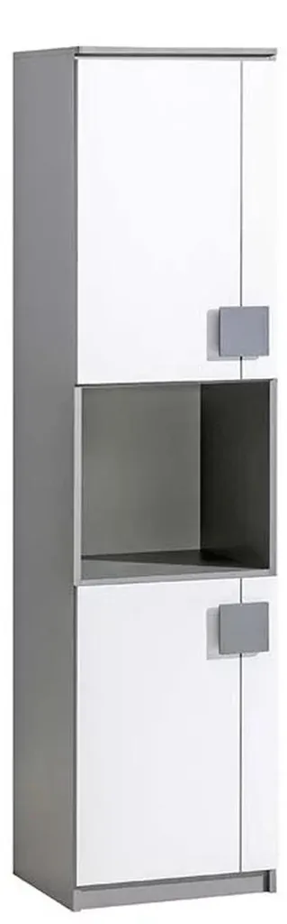 Armoire à dossiers polyvalente en bois blanc pour bureau et chambre
