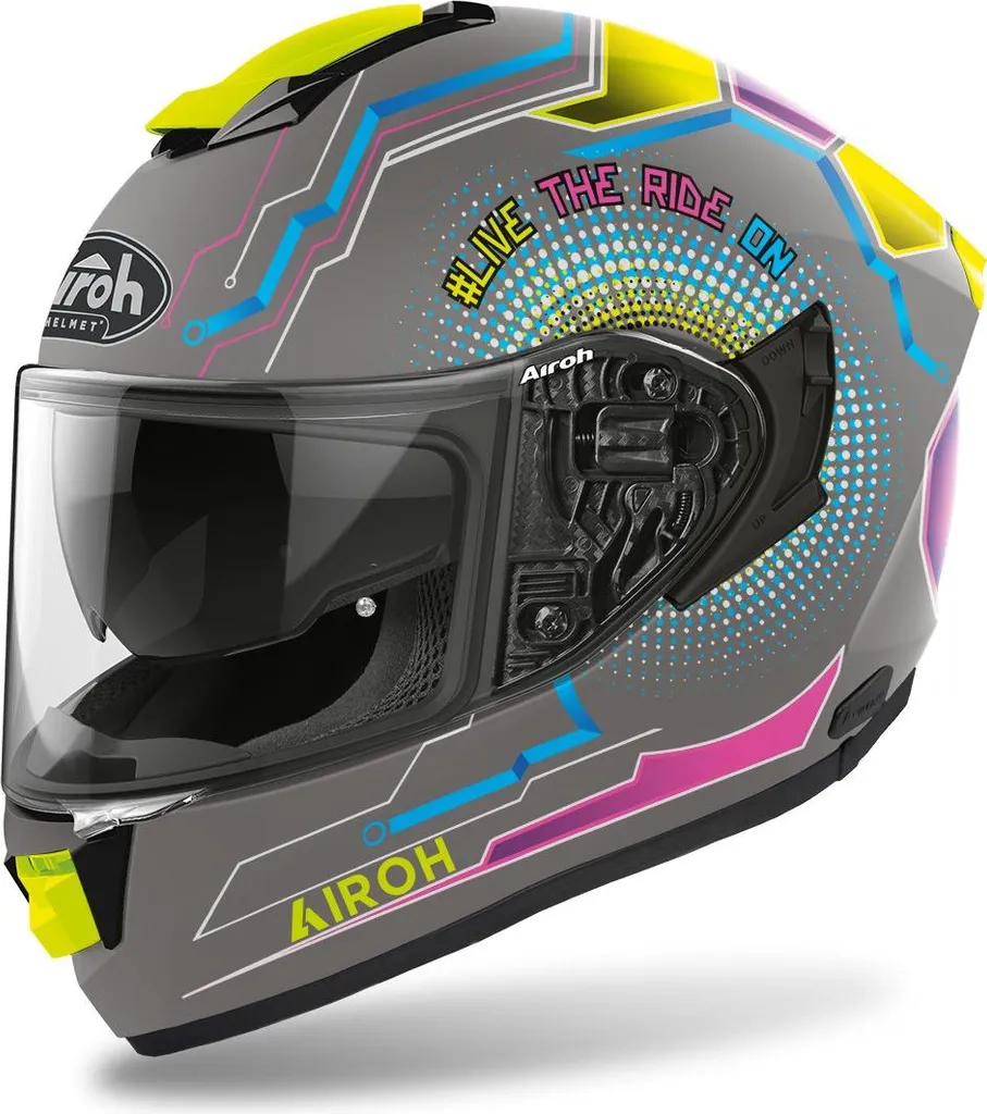 Casque AIROH ST.501 Power avec écran solaire et finition mate taille XL