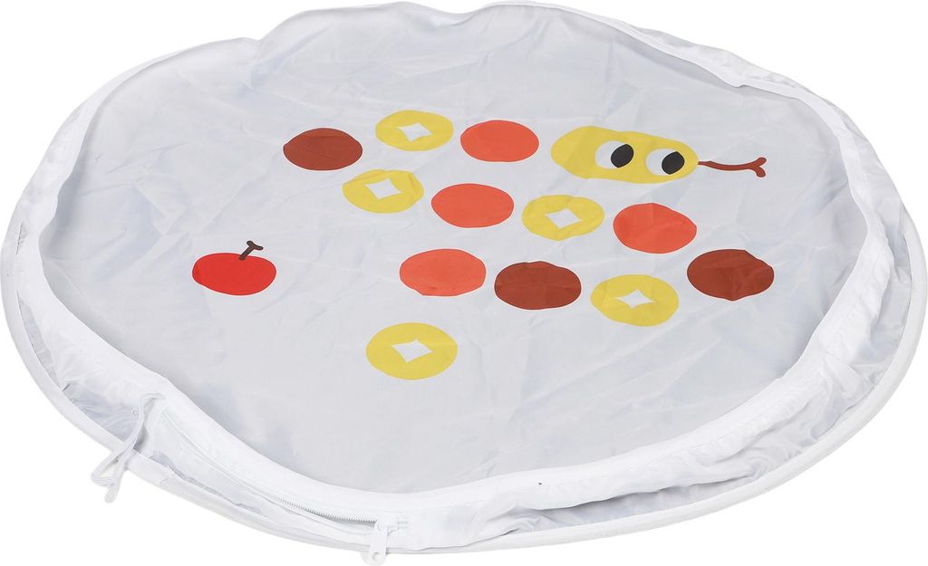 Automatic Motion Activated Moving Ball Hide Game Fast Rolling Play Mat Interactive Cat Toy für Innenhause Weiß weiß