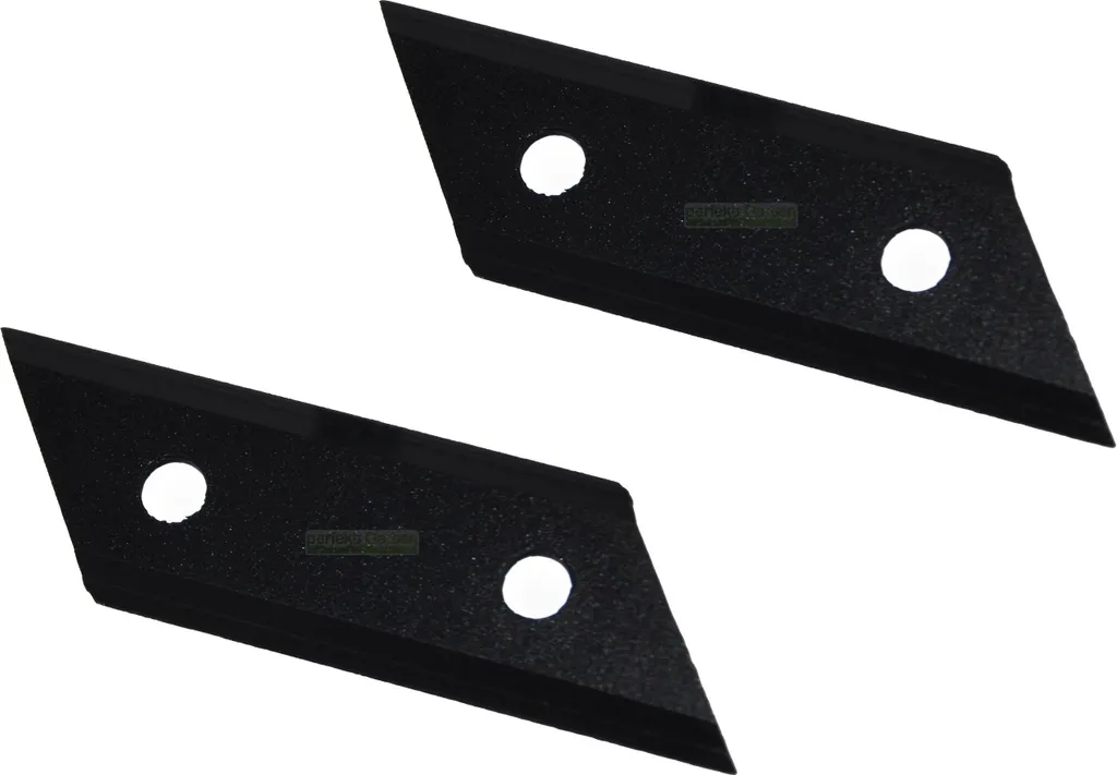 2 Coltelli 10,4 CM per Trituratori AL-KO 325967 517828 H1600 H3200
