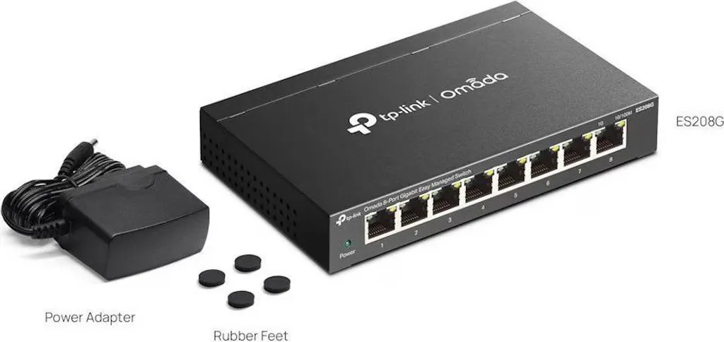Optimisez votre Réseau Lent avec le Switch TP-Link ES208G Omada Gigabit Noir - 6