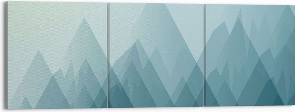 Bild auf Leinwand - Leinwandbild - Abstraktion modern - 150x50cm - Wand Bild - Wanddeko - Leinwanddruck - Bilder - Kunstdruck - Wanddekoration - Le...